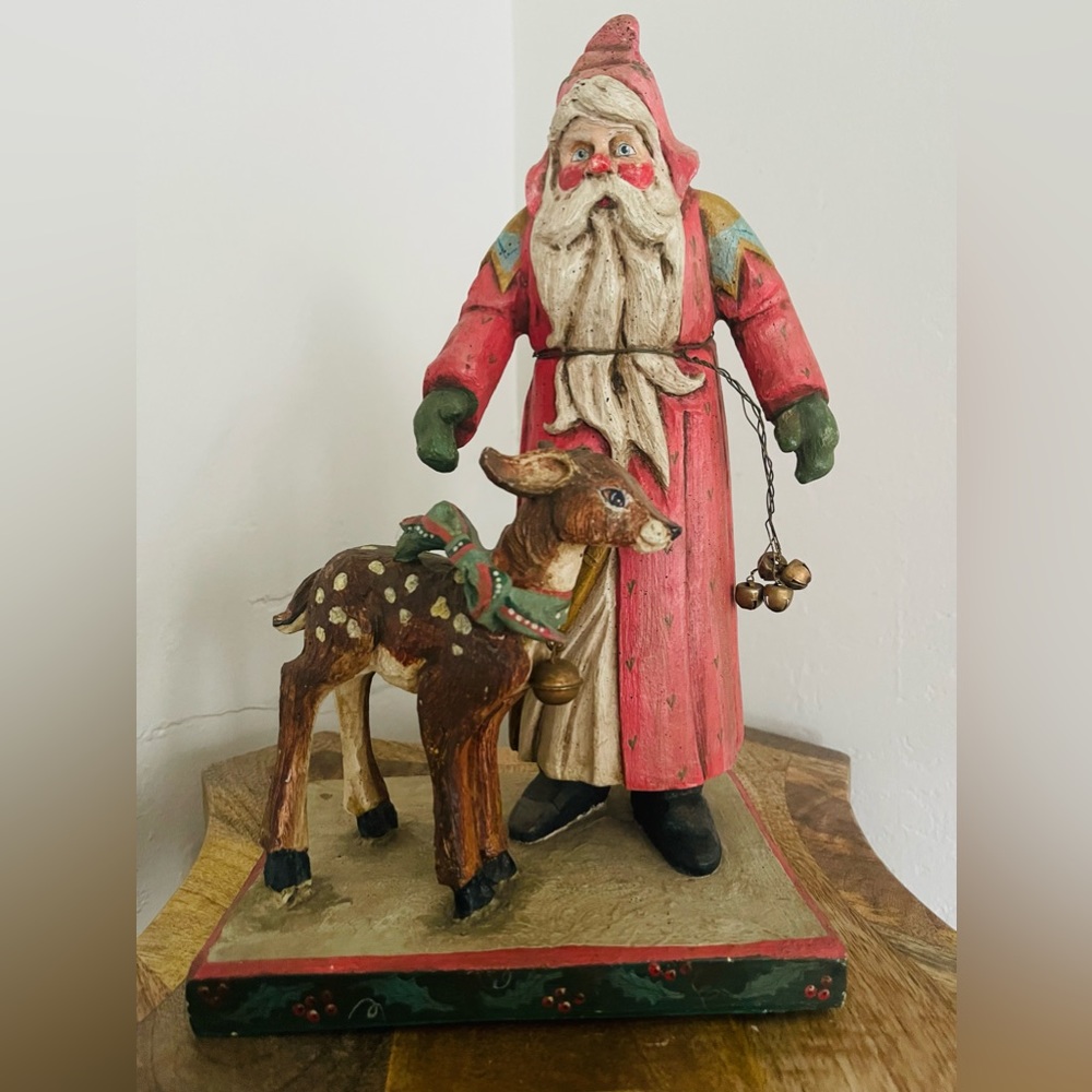 House of Hatten- Santa with fawn
